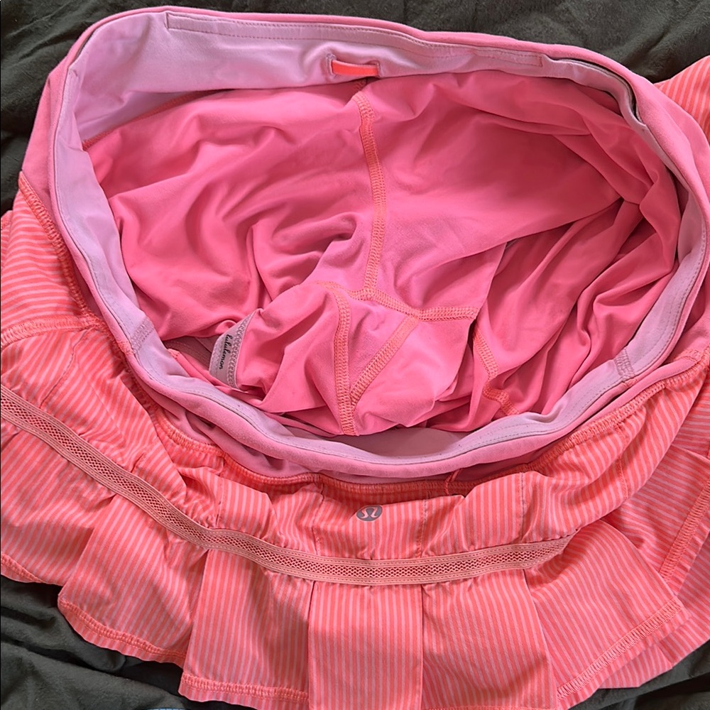 Pink/orange striped pace setter skirt Tall - Picture 10 of 10